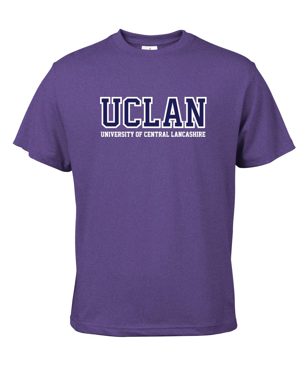 Purple UCLan Logo Tshirt